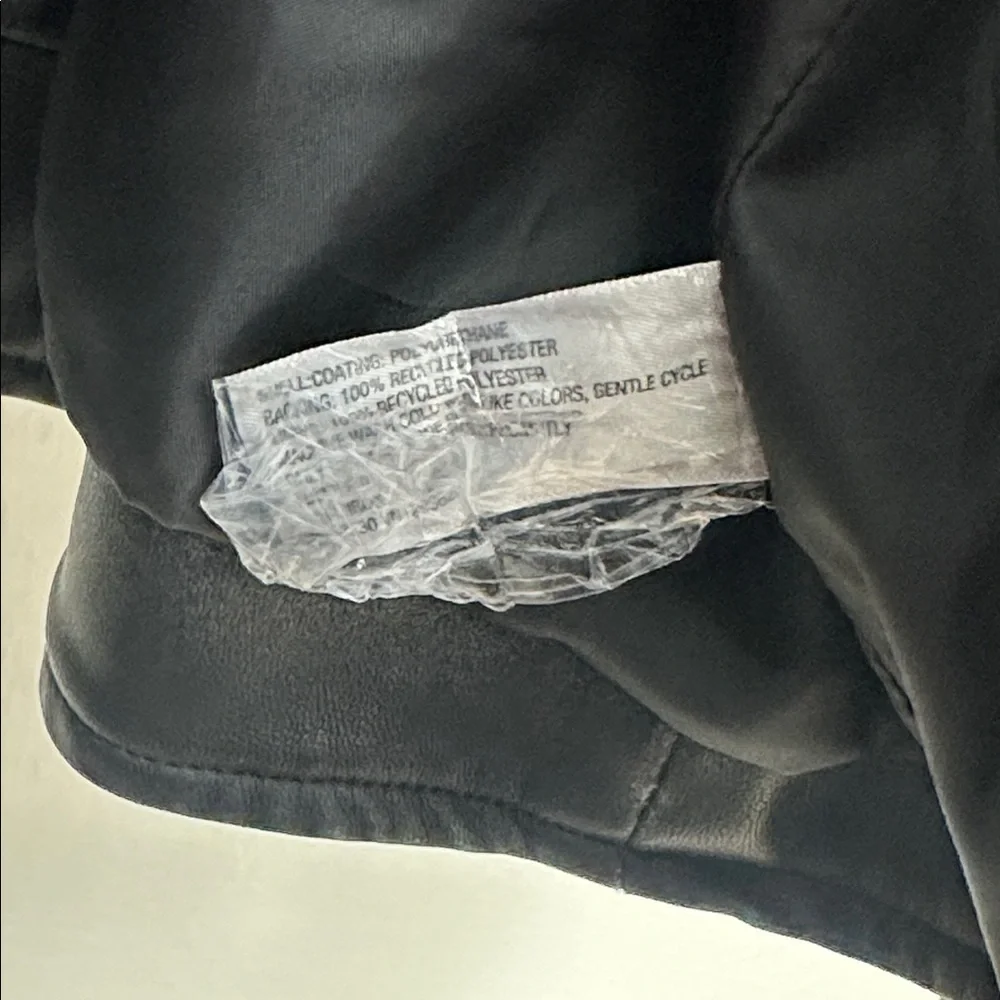 Black Faux Leather Jacket